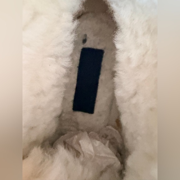 MADE IN ITALY White Leather/Suede Lace Up Boots - Picture 11 of 11